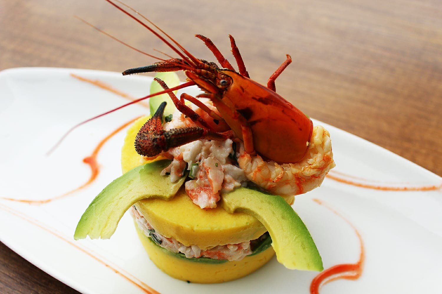 Causa de Camarones