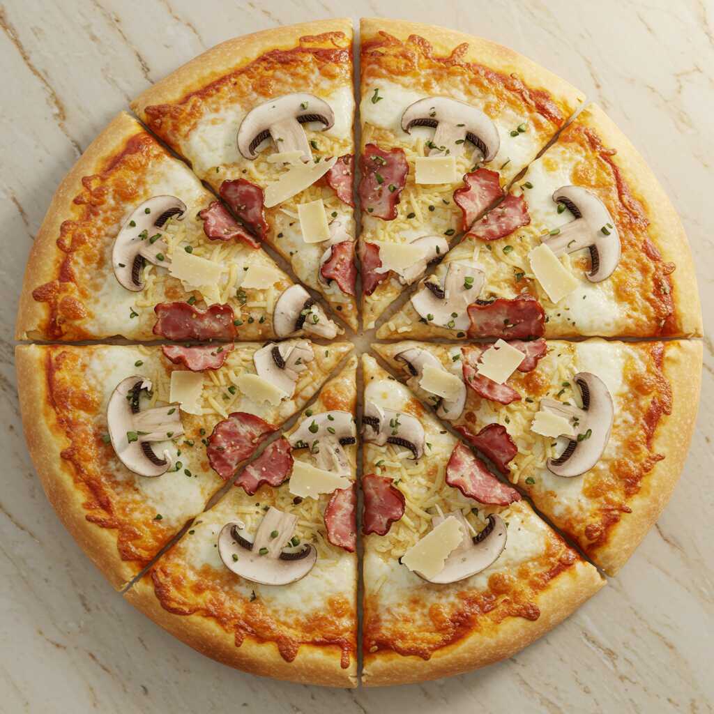 Pizza Carbonara Familiar