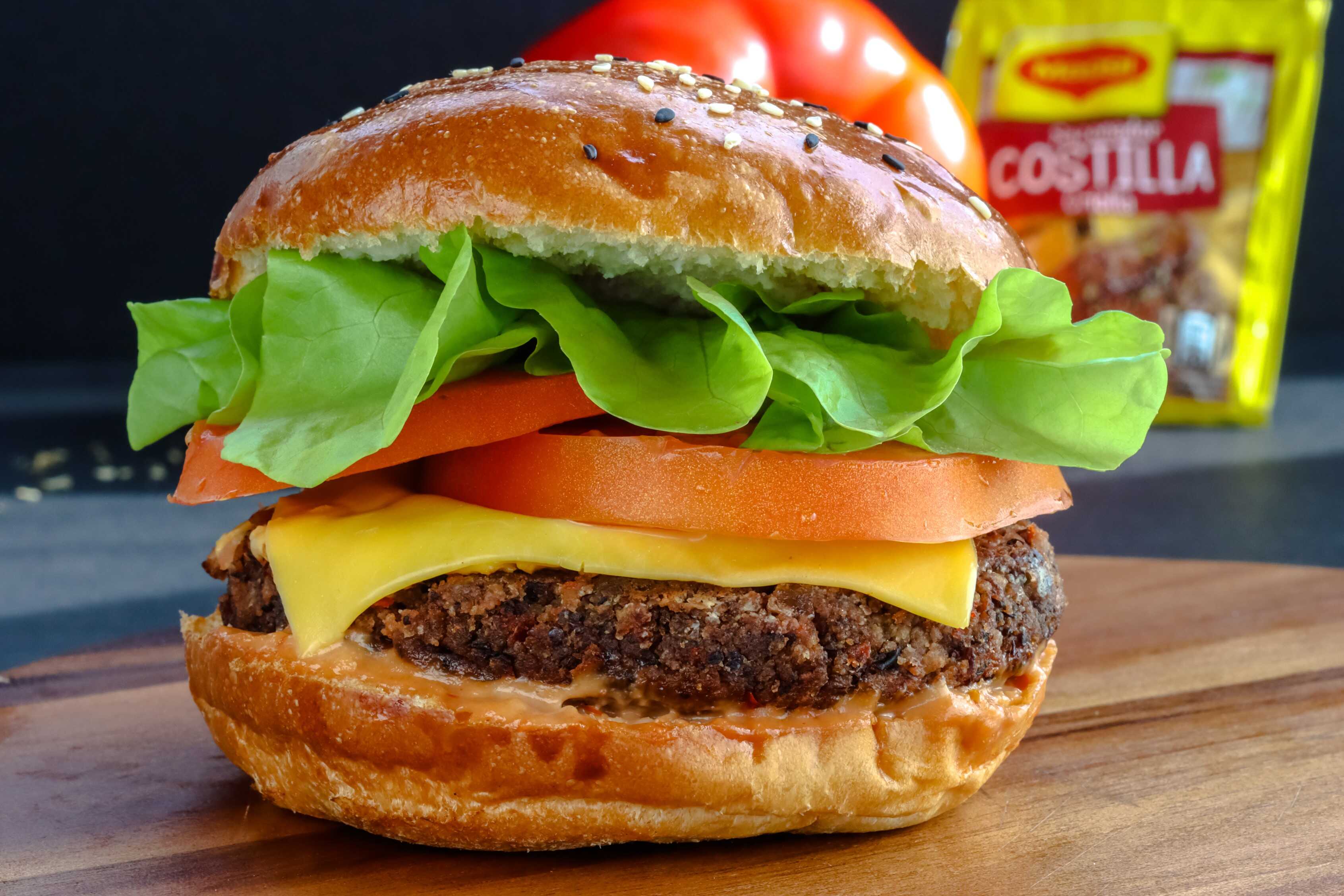 Hamburguesa con Tocino