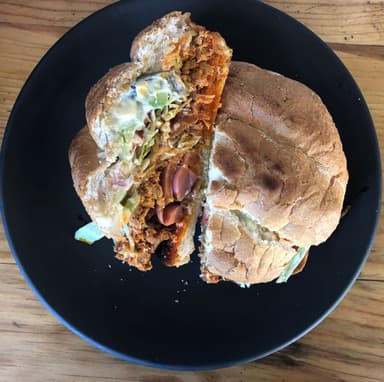 Torta cubana + bebida