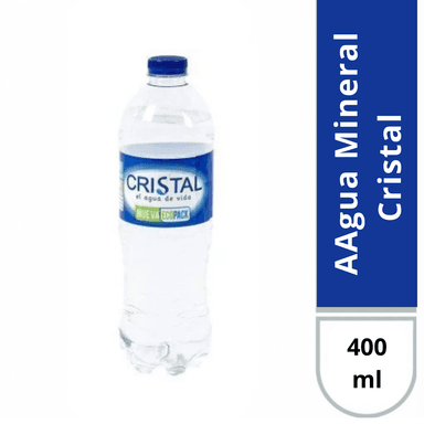Agua Mineral Cristal 400 ml
