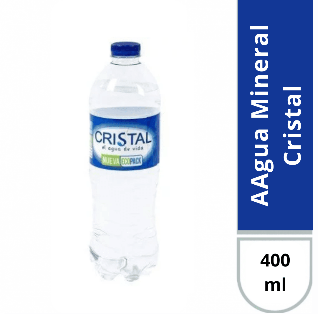 Agua Mineral Cristal 400 ml