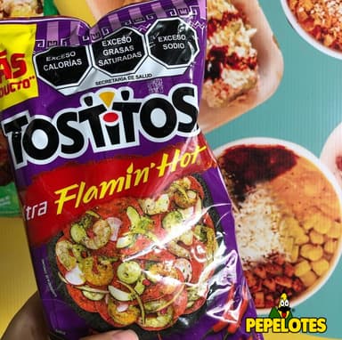 Tostitroles Flamin Hot