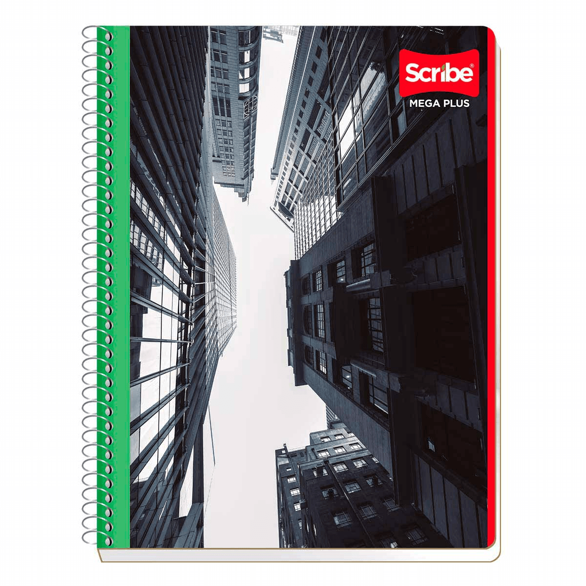Scribe Cuaderno Francés Raya Espiral Mega 100 Hojas 1 Pieza