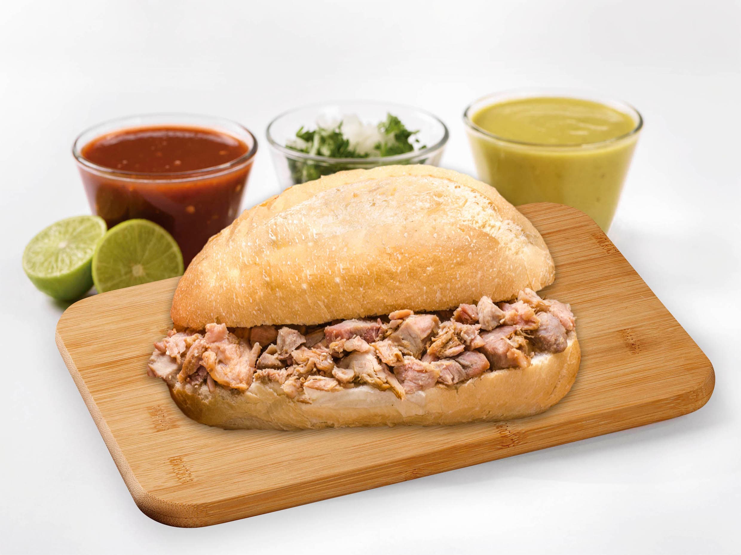 Torta de Carnitas