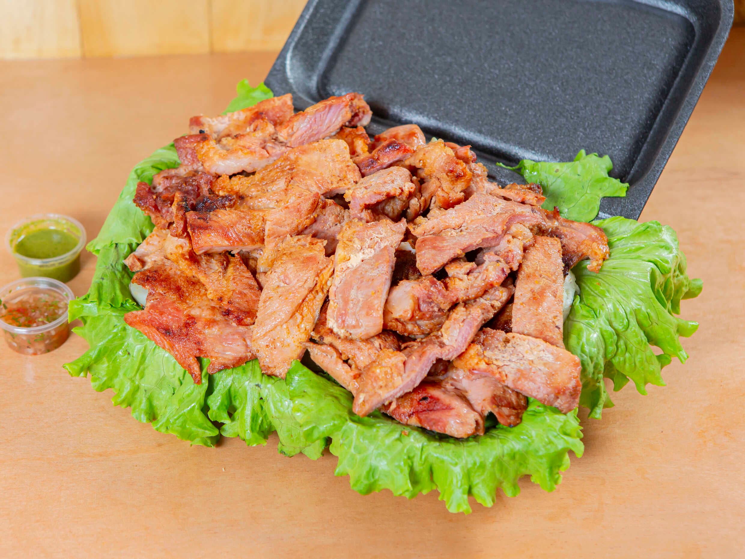 Carne asada para tres (720Gr )