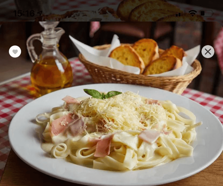 Spaguetti Alfredo