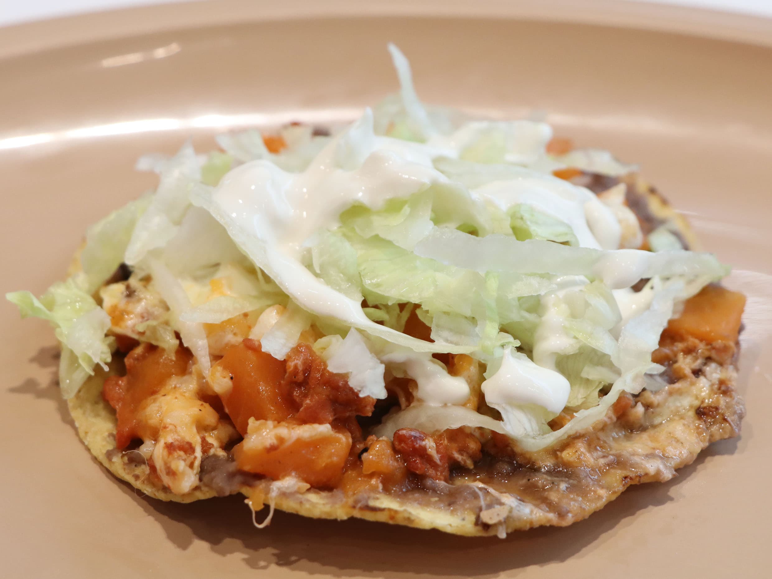 Tostada de Papas con Chorizo