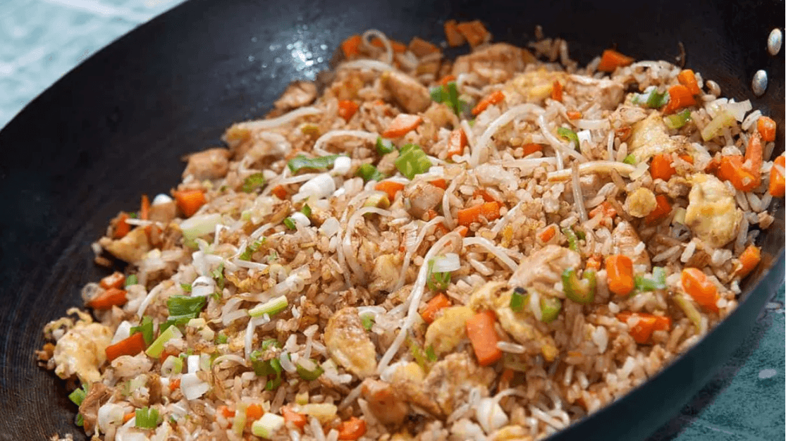 Arroz con Camarones Entero