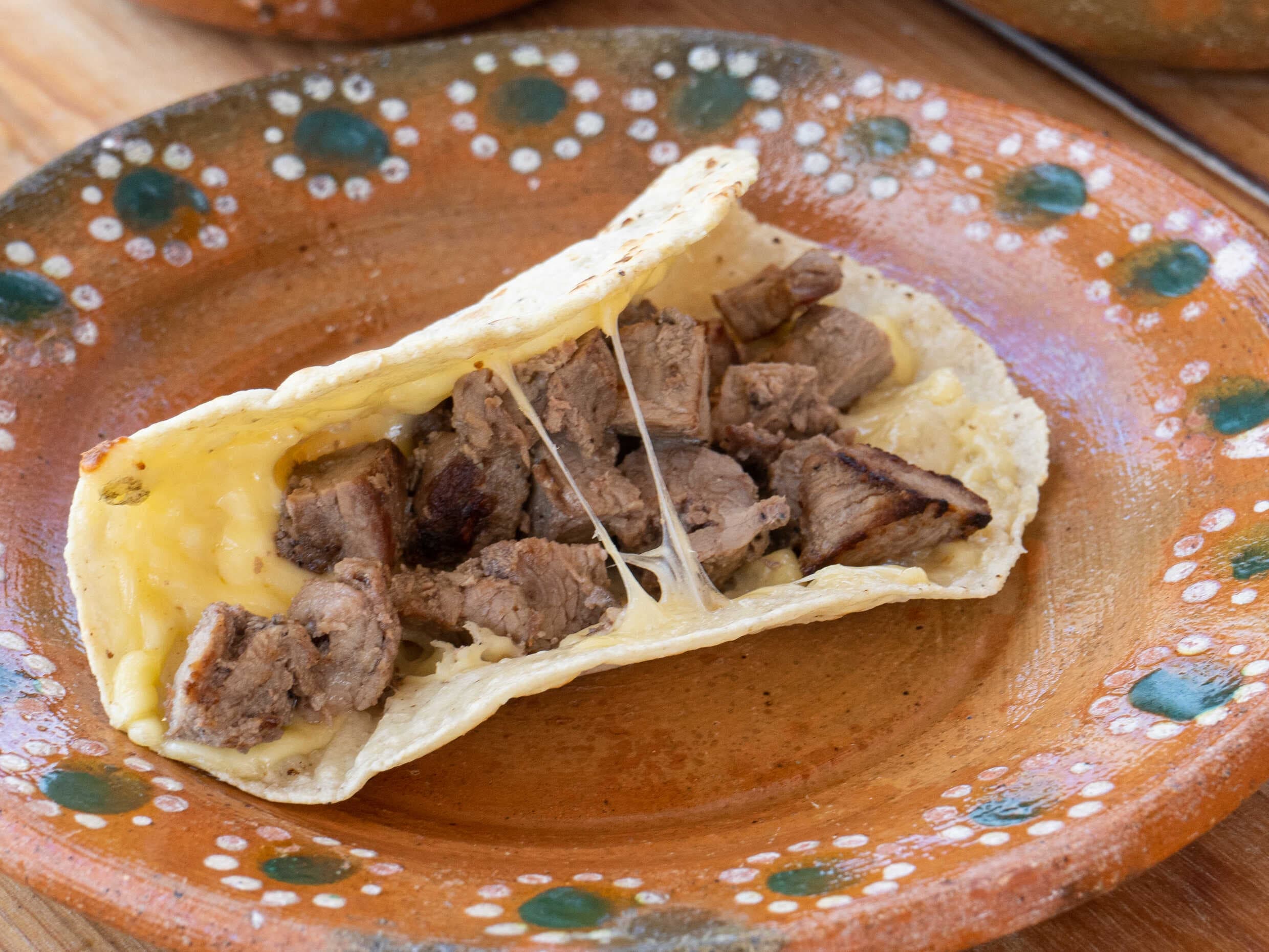 Arrachera con Queso