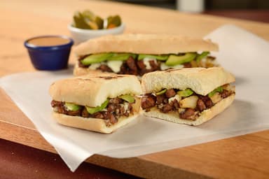 Torta de Arrachera