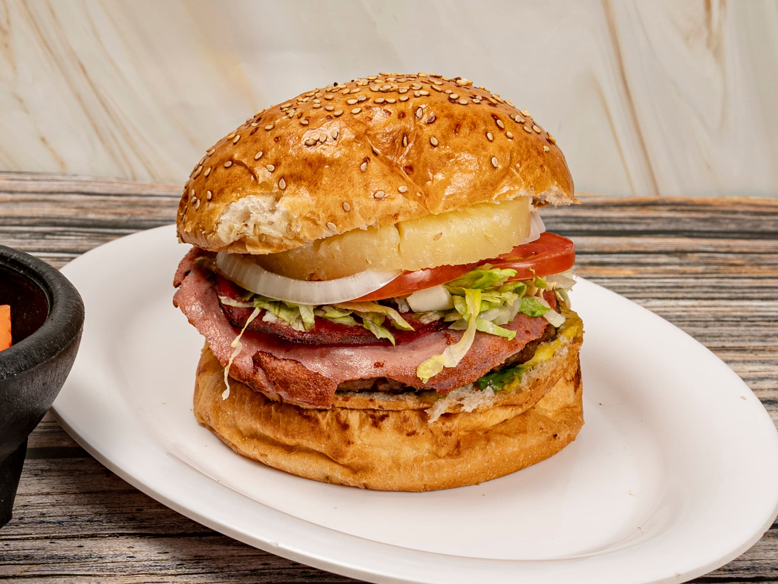 Hamburguesa Hawaiana