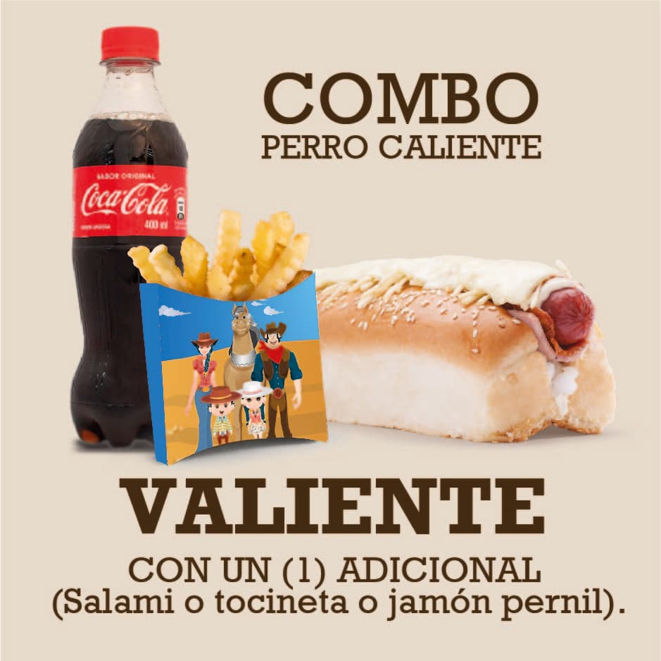Combo Perro Caliente o Choriperro Valiente