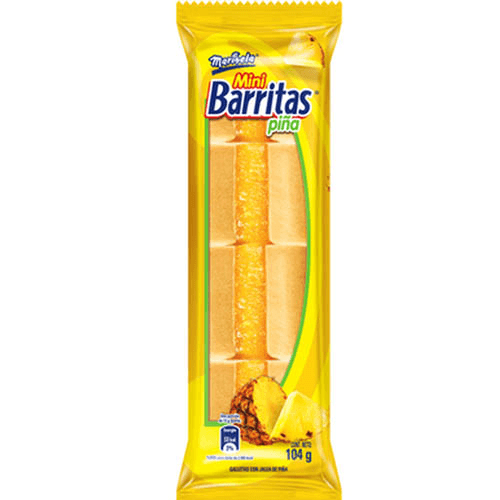 MARINELA MINI BARRITAS PIÑA UD 78 GR