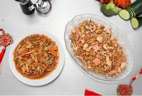 Arroz especial con ChopSuey especial 🏆Pequeña