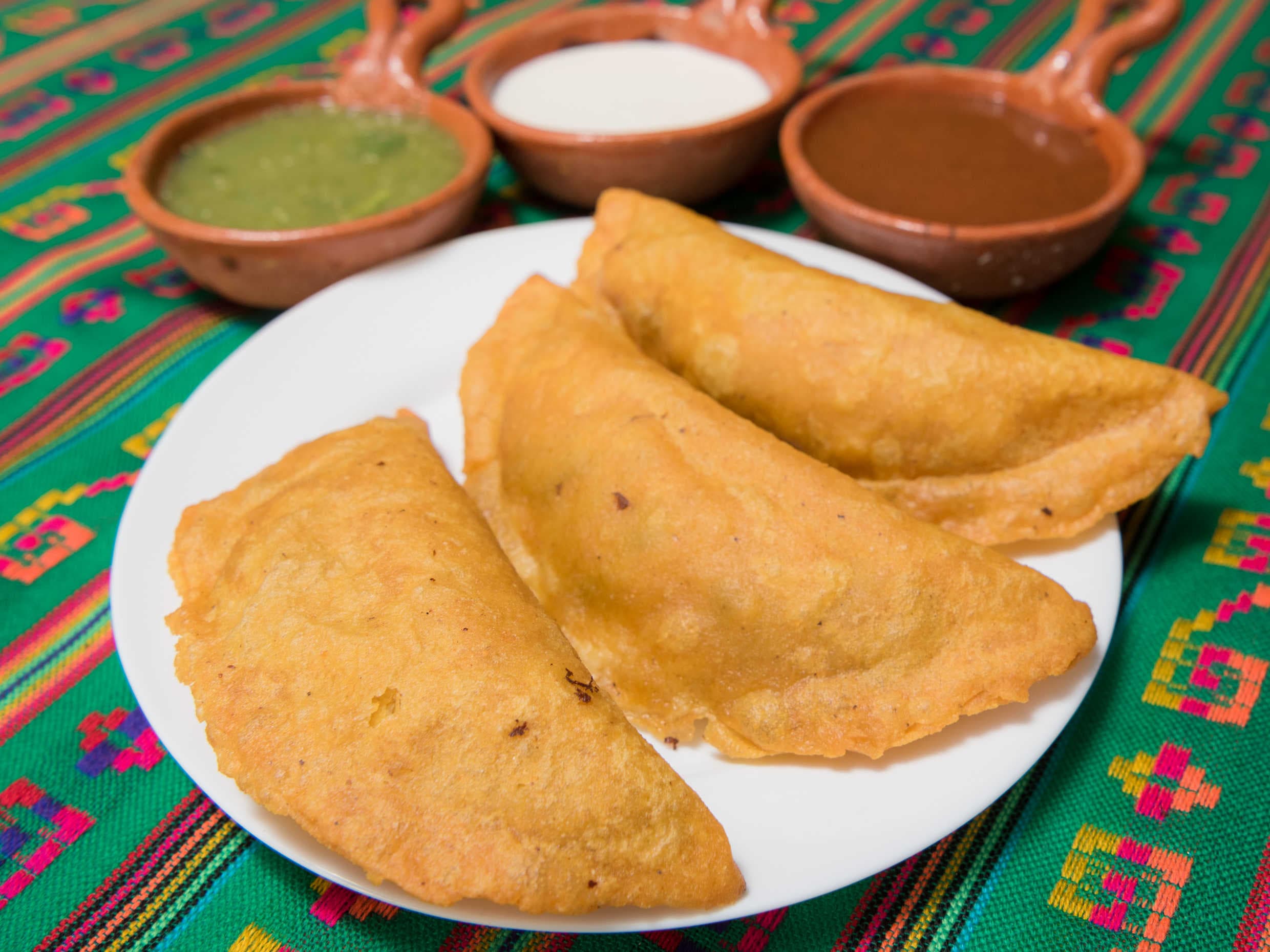 Quesadilla Frita Queso fundido