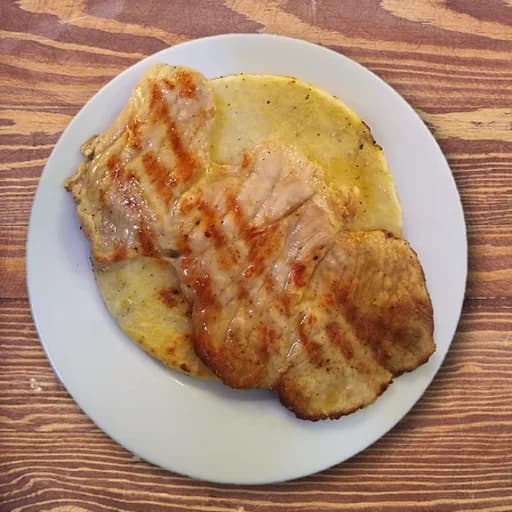Arepa con Carne