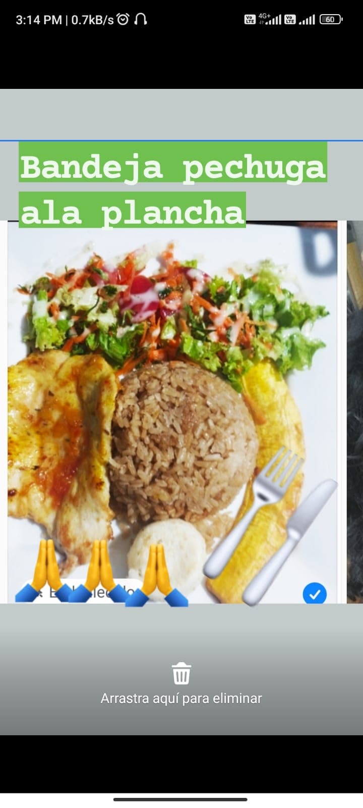 Bandeja Pechuga a la Plancha