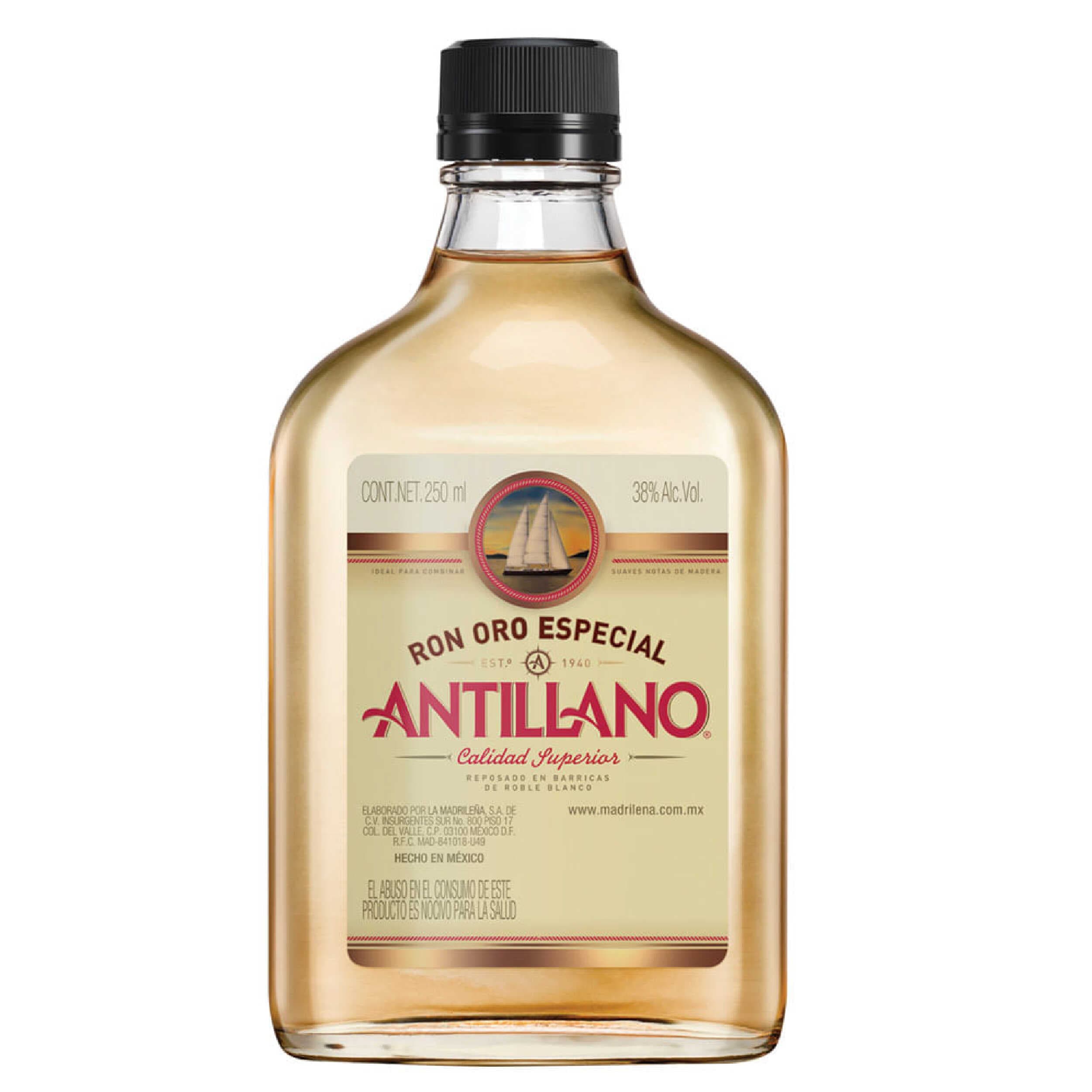 RON ANTILLANO ORO 250 ML