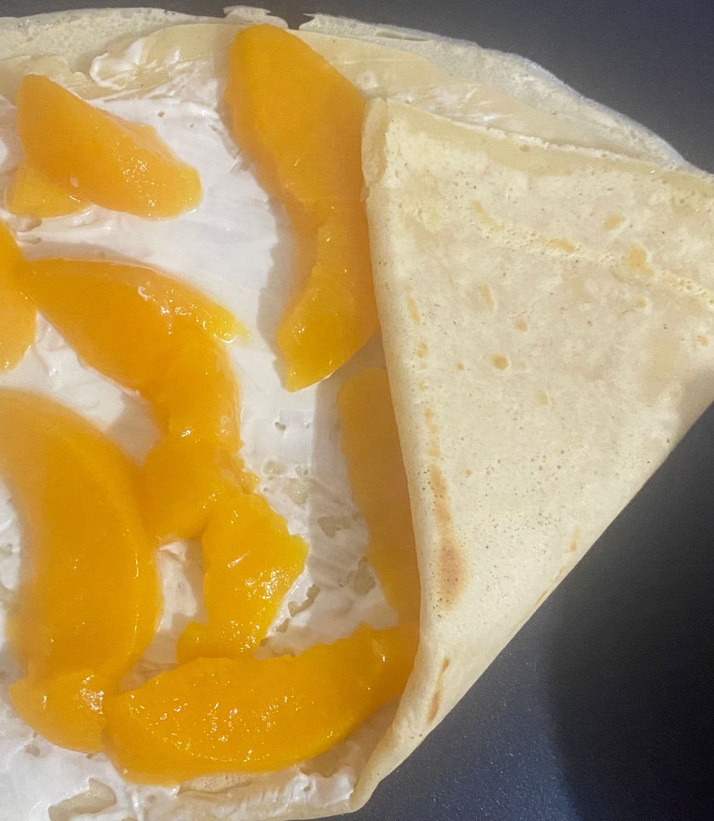 Crepa Philadelphia con Durazno