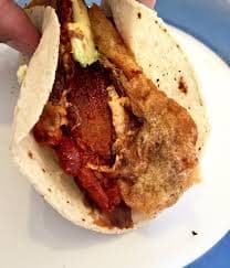 Quesocarne enchilada