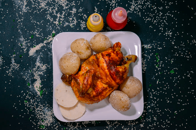 Medio Pollo Asado