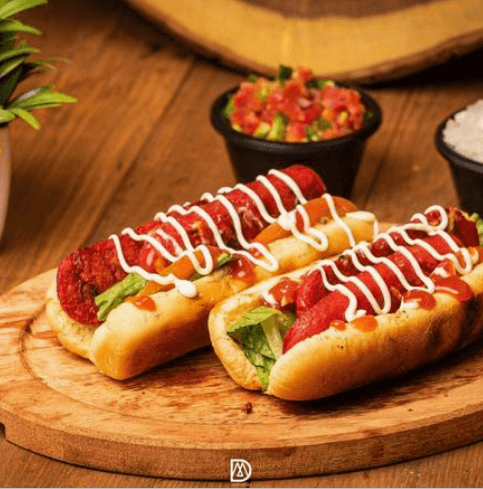 Hot dog especial.