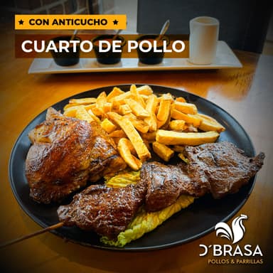1/4 de Pollo Anticuchero