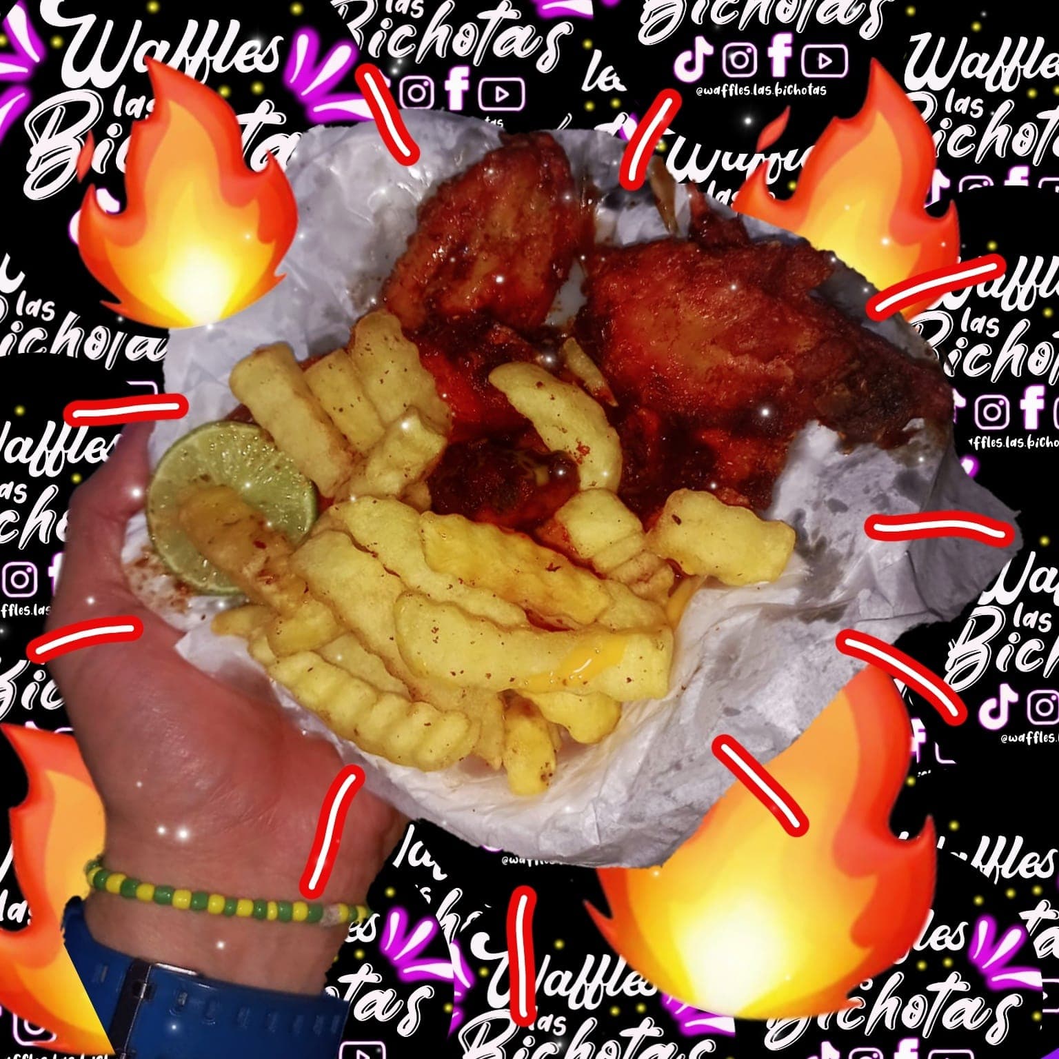 6 Piezas de Alitas  Perris