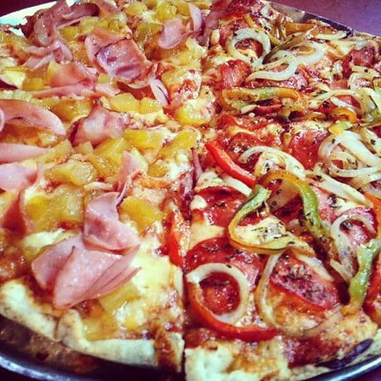 Pizza Familiar Comb Mitad Tradicion Mitad Especial