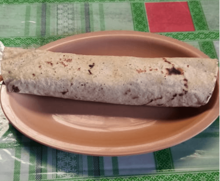 Taco Blando de Papas con Chorizo