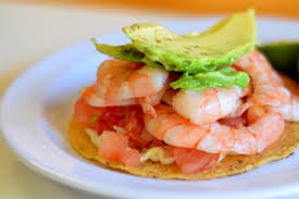 Tostada Camarón