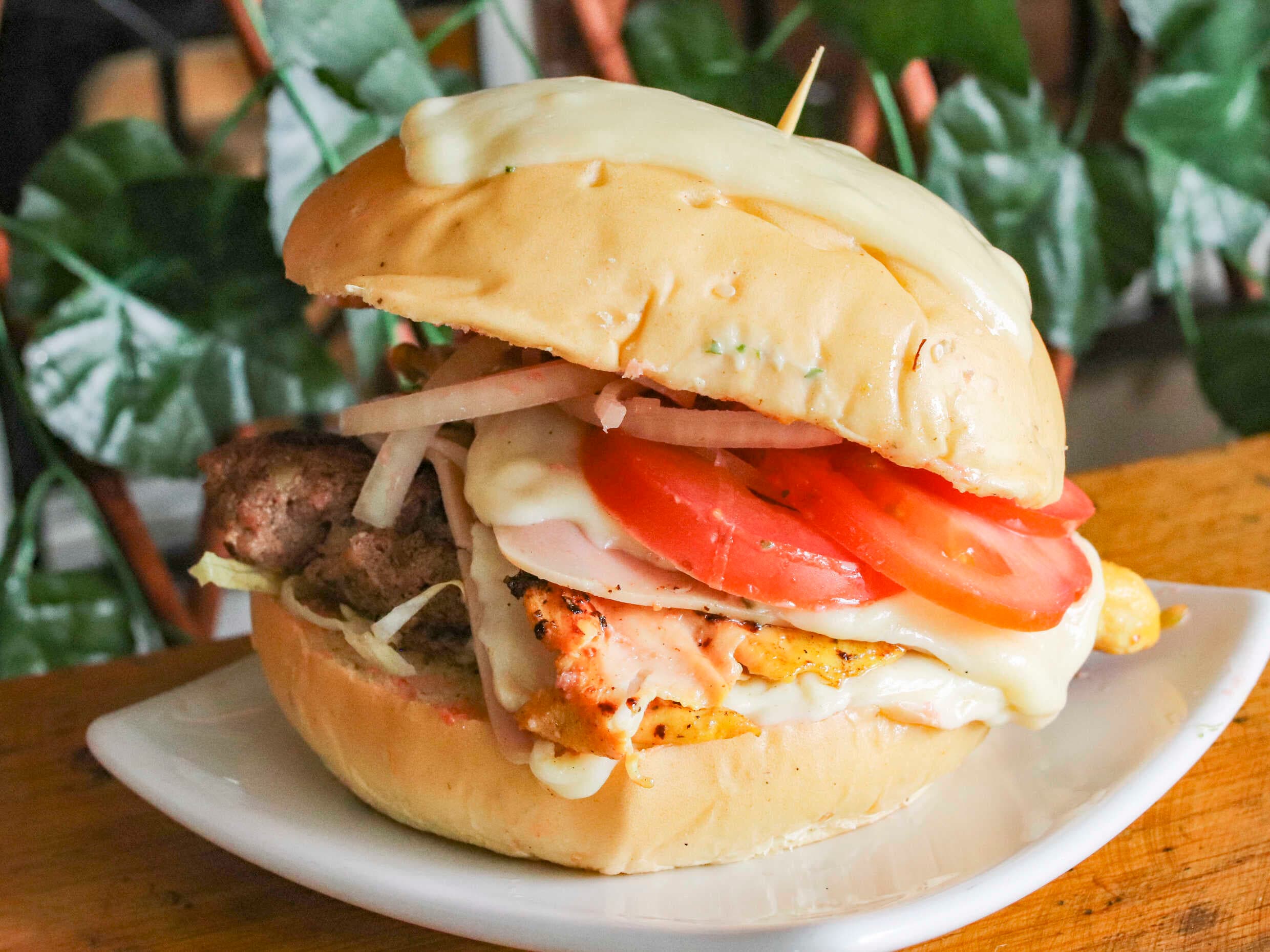 COMBO- Hamburguesa Mixta + Papas a la Francesa