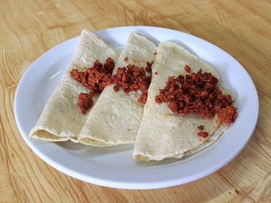 Quesadilla con Chorizo
