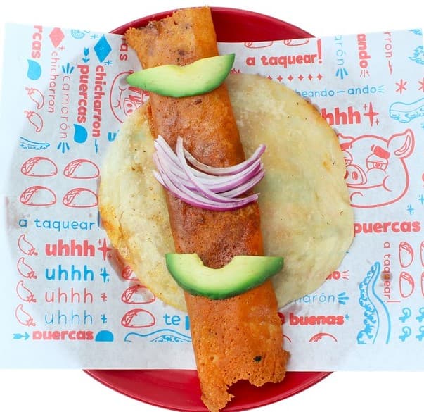 Taco Costra de Marlin Ahumado