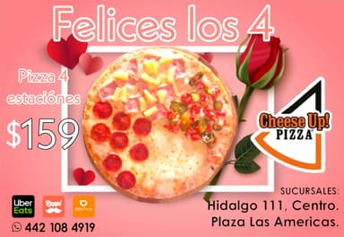 Felices Los 4: Pizza 4 Estaciones