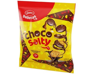 Galleta ChocoSalty Gallito 30g 6un