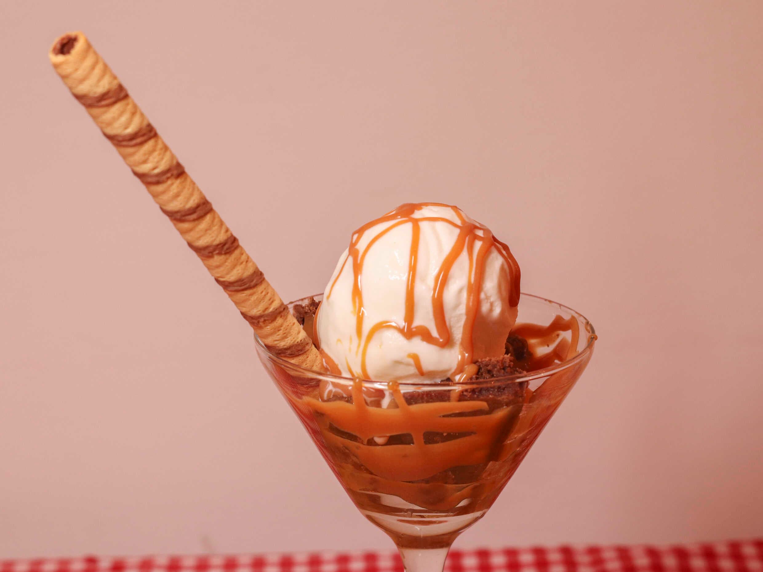 Brownie con Helado