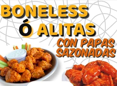 Combo Boneless + Papas Sazonadas