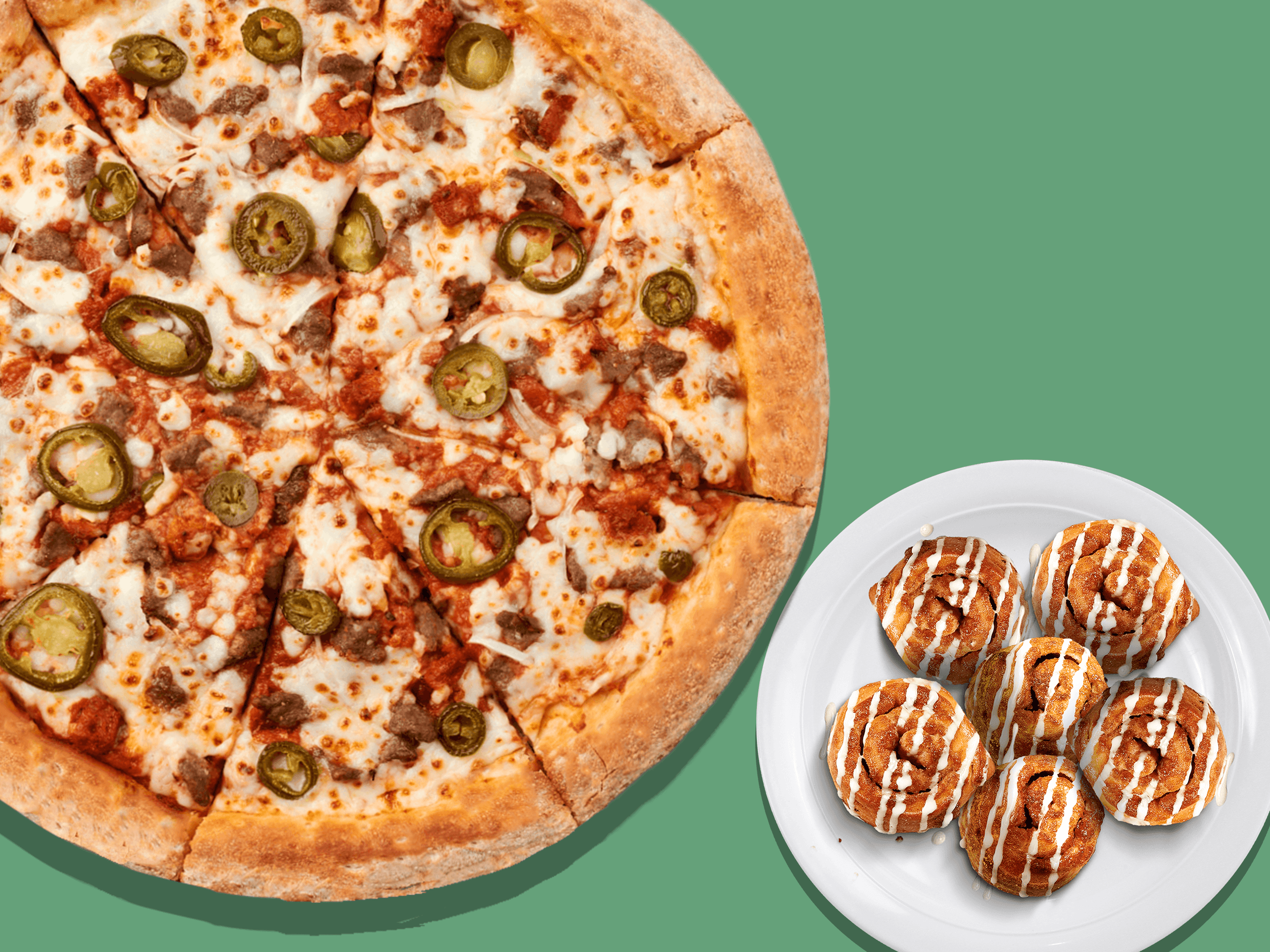 Pizza grande + 1 Complemento