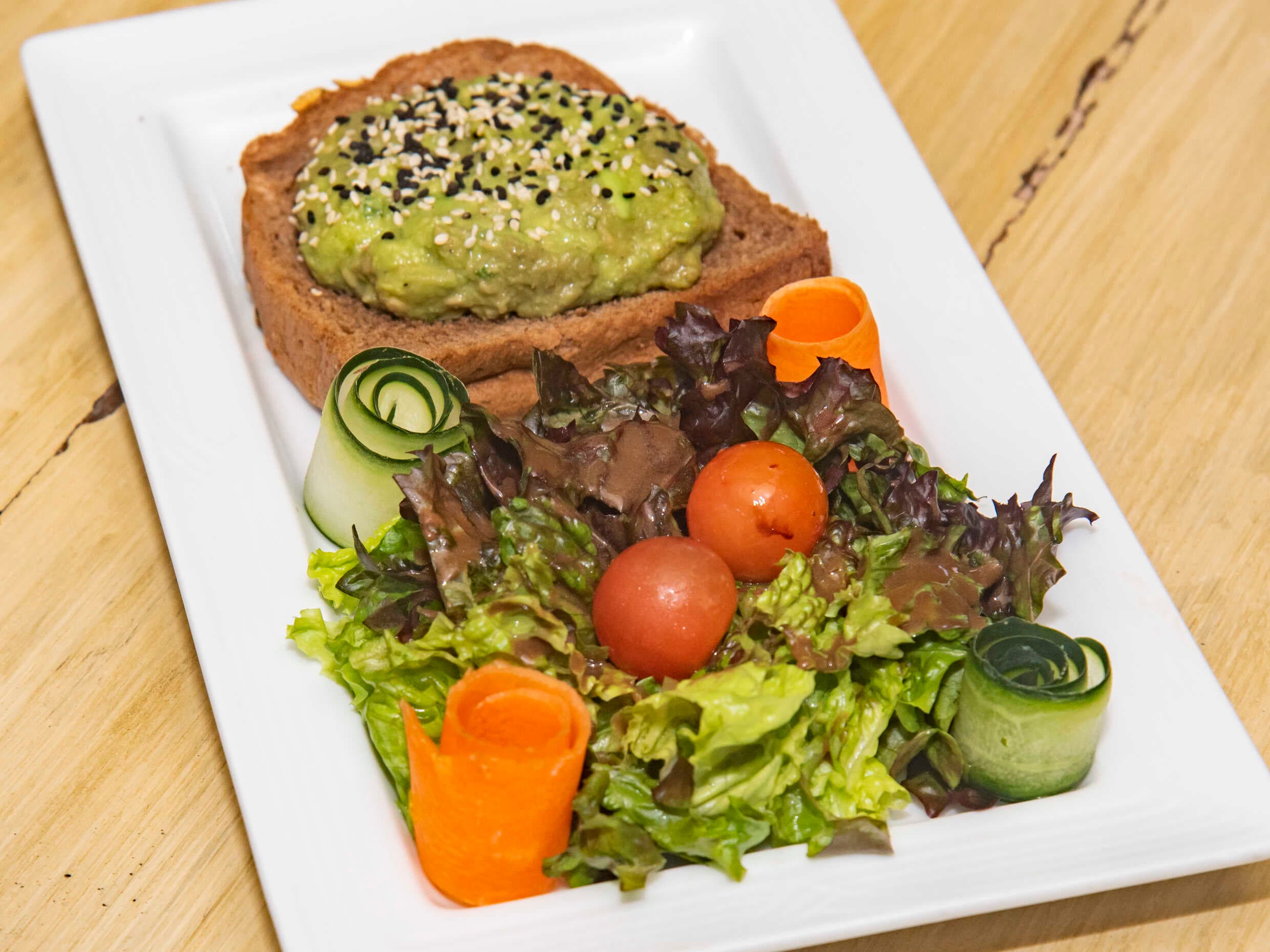 Toast vegano de Aguacate