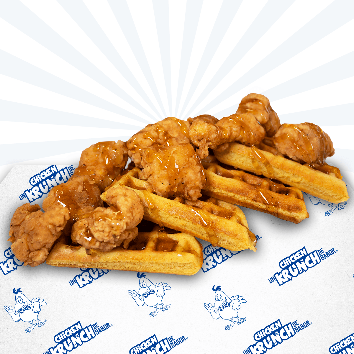 Waffle de Pollo