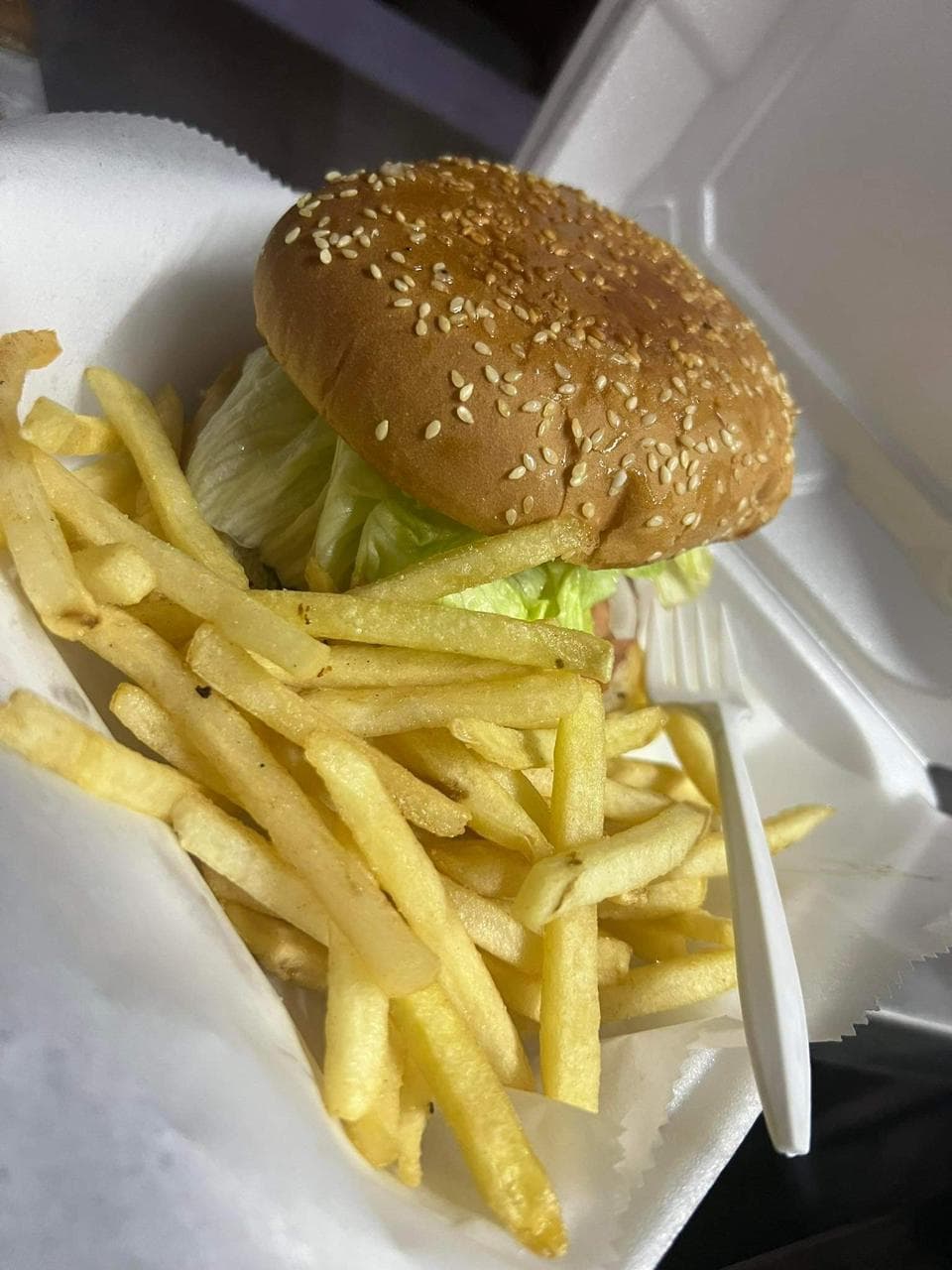Hamburguesa con Papas