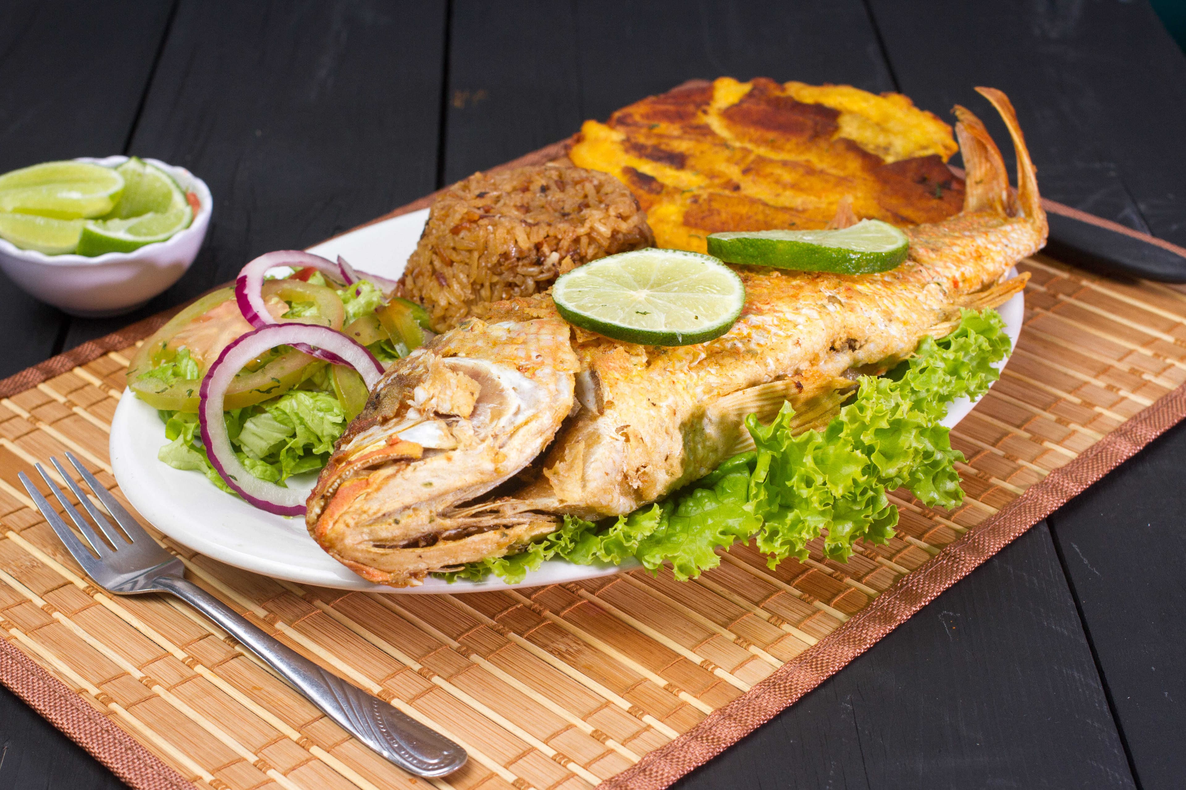 Pargo rojo frito o sudado (450 gm)