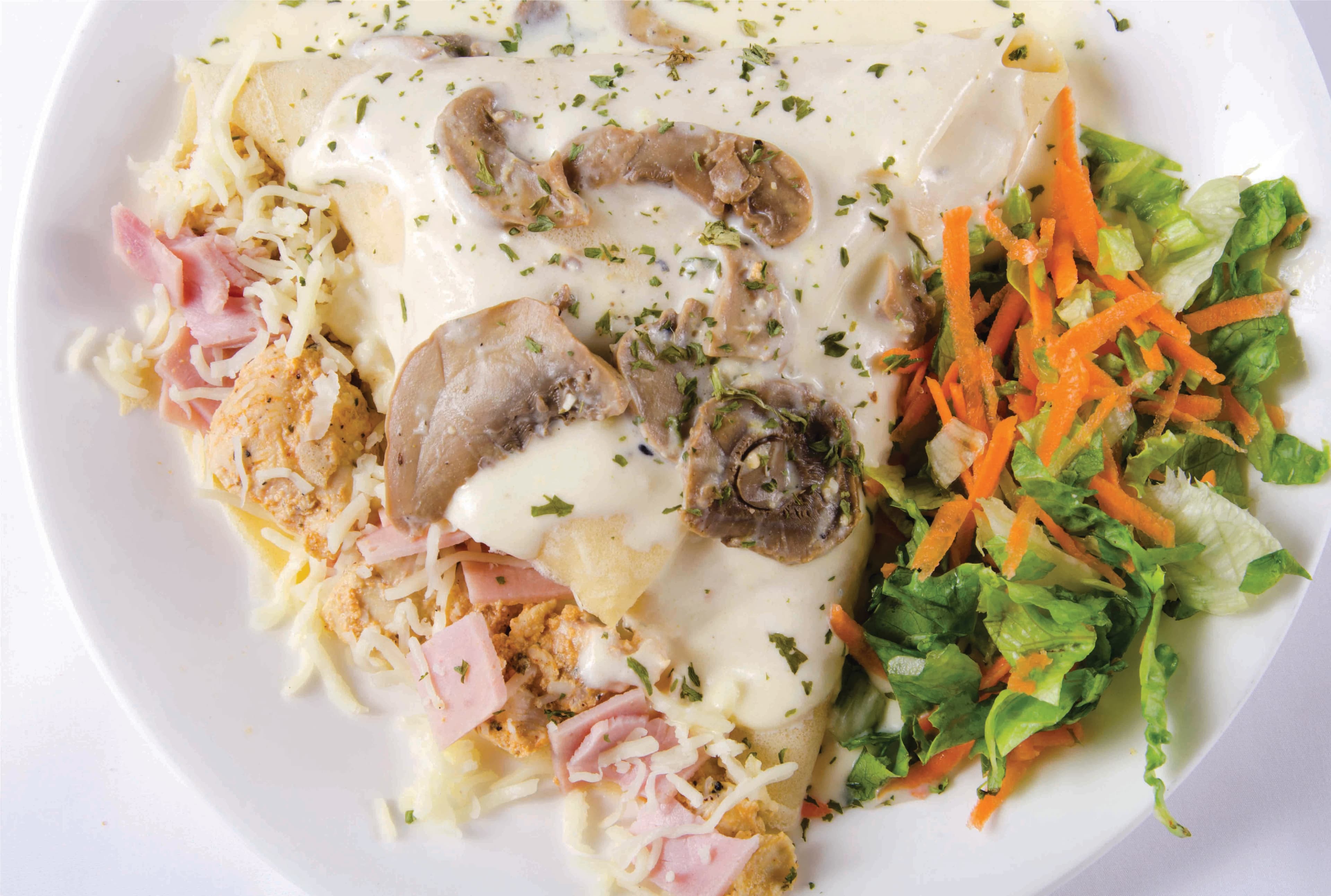 Crepa pollo cordon blu
