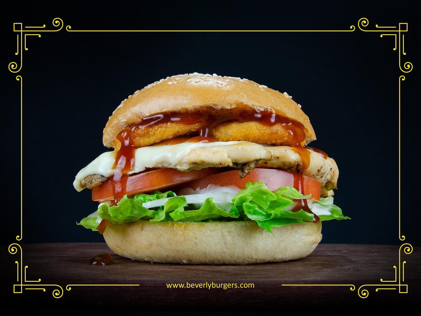 Hamburguesa BBQ Sencilla de Filete