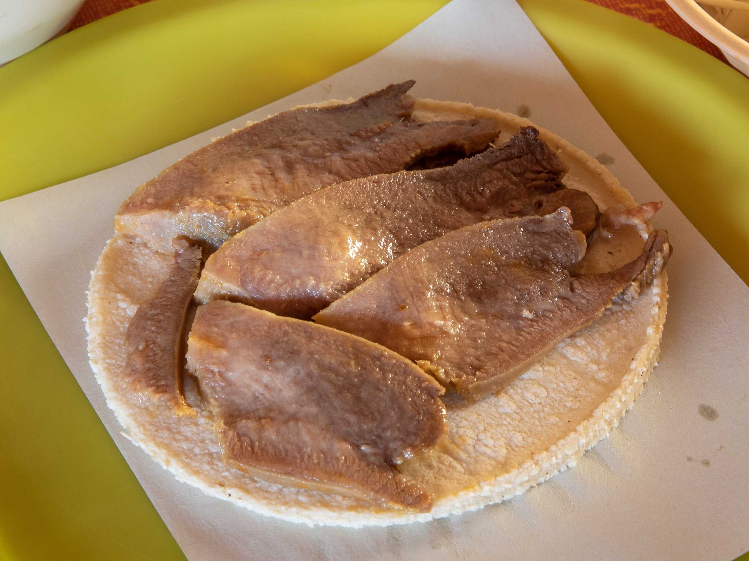Taco de lengua