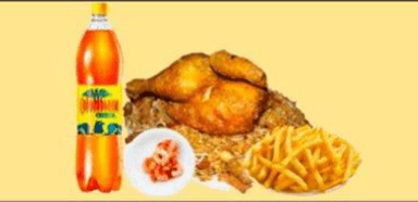 Arroz Valenciano Camarones + Papas +Gaseosa1.5L