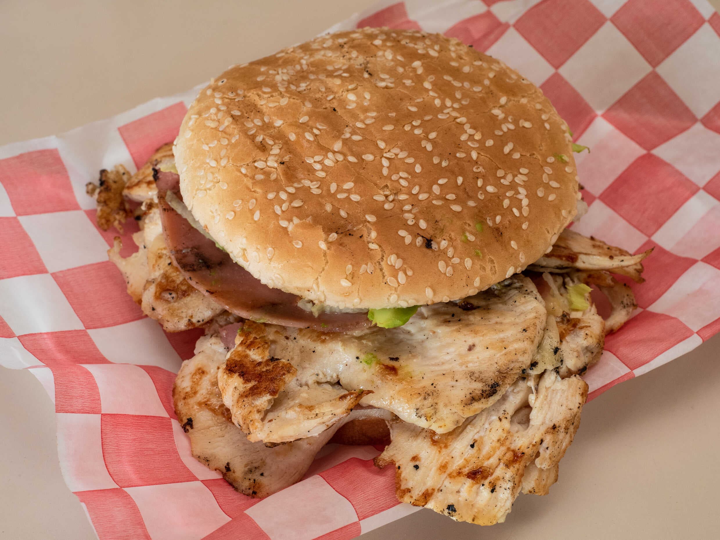 Hamburguesa de Doble Pollo