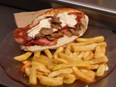Hot Dog Champiñones
